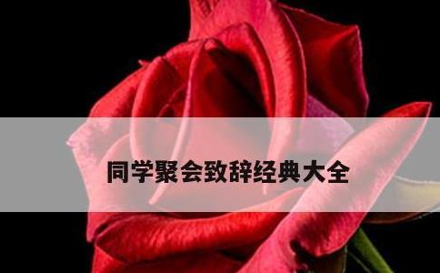 同学聚会致辞经典大全