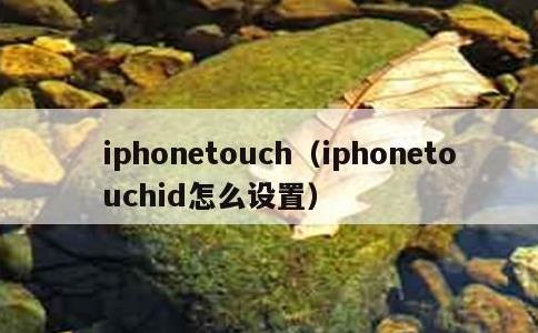 iphonetouch，iphonetouchid怎么设置