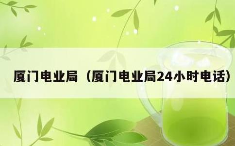 厦门电业局，厦门电业局24小时电话