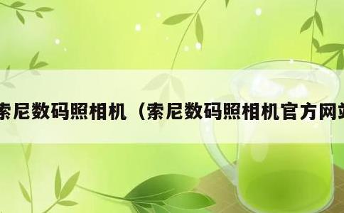 索尼数码照相机，索尼数码照相机官方网站