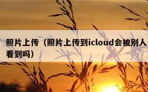 照片上传，照片上传到icloud会被别人看到吗