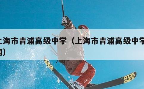 上海市青浦高级中学，上海市青浦高级中学官网