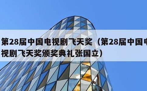 第28届中国电视剧飞天奖，第28届中国电视剧飞天奖颁奖典礼张国立