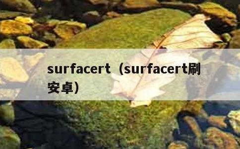 surfacert，surfacert刷安卓