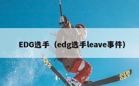 EDG选手，edg选手leave事件