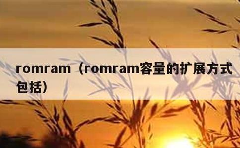 romram，romram容量的扩展方式包括