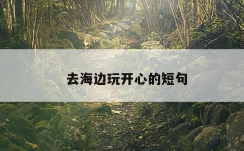 去海边玩开心的短句