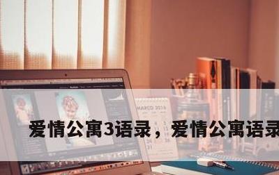 爱情公寓3语录，爱情公寓语录视频