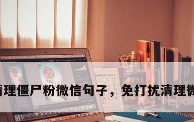 清理僵尸粉微信句子，免打扰清理微信僵尸粉