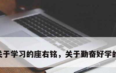 关于学习的座右铭，关于勤奋好学的名言名句