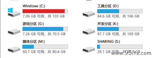 win10下使用mklink命令给C盘软件搬家